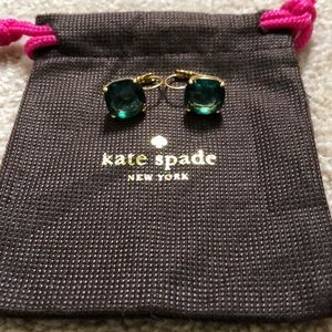 Kate Spade Gum Drop Earrings In teal